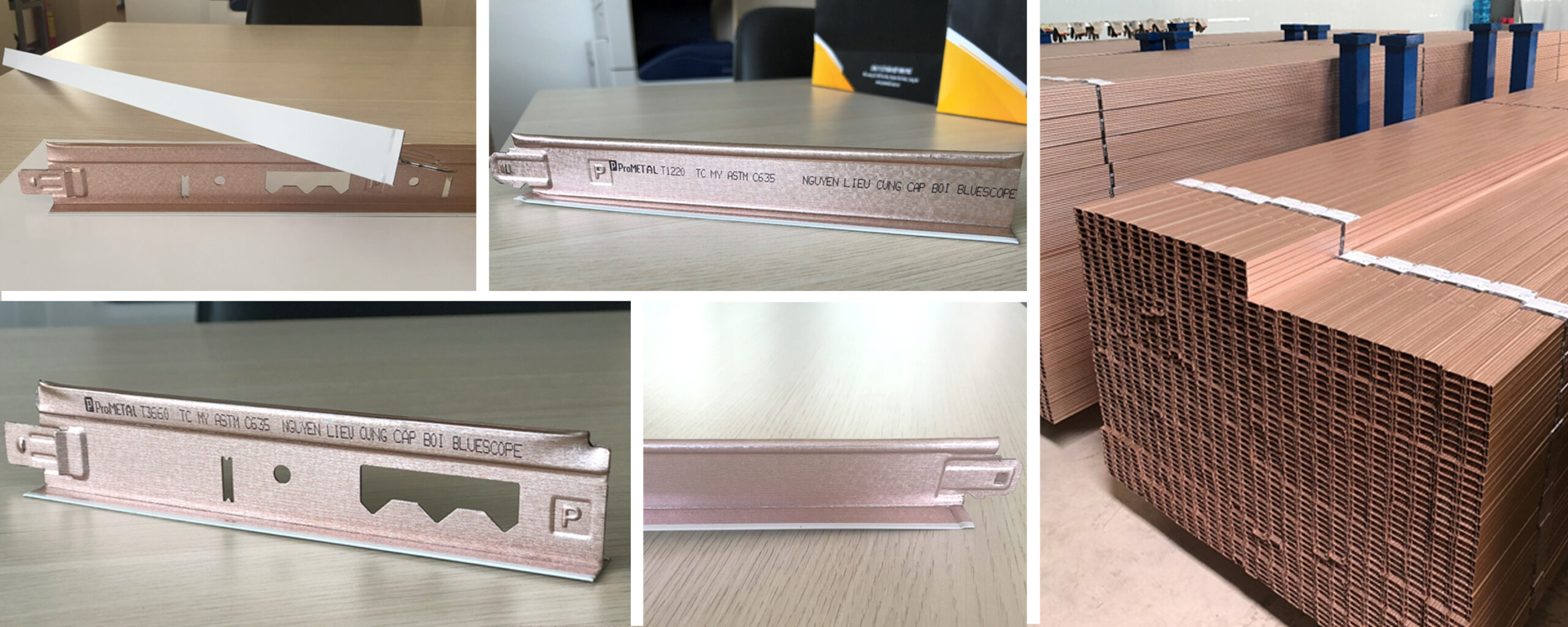 “Vàng hồng tinh tế” màu sắc độc quyền của sản phẩm ProMETAL