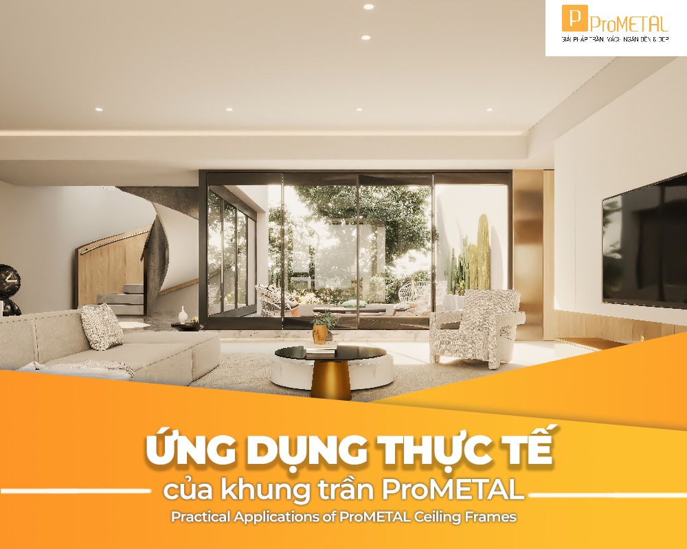 Khung trần thạch cao Prometal 6