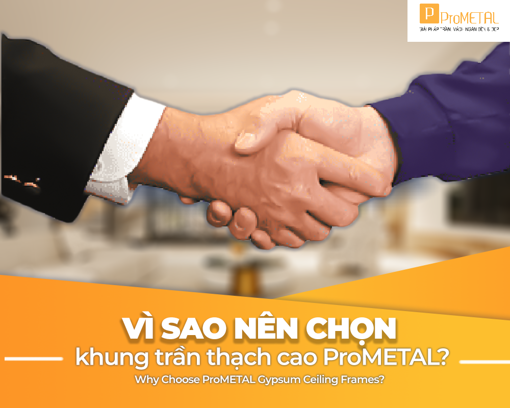 Khung trần thạch cao Prometal 