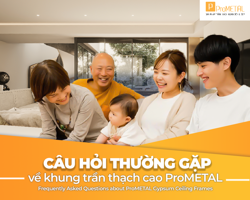 Khung trần thạch cao Prometal 8