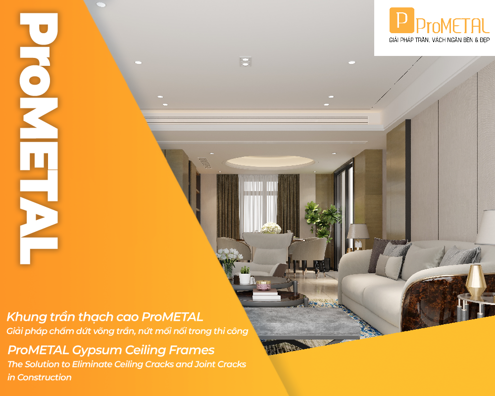 ProMETAL gypsum ceiling frame