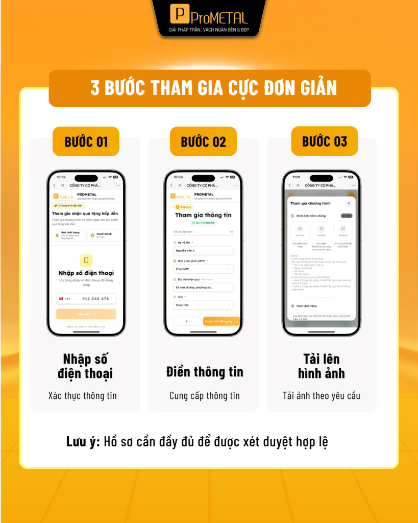 Chương trình khuyến mãi ProMETAL