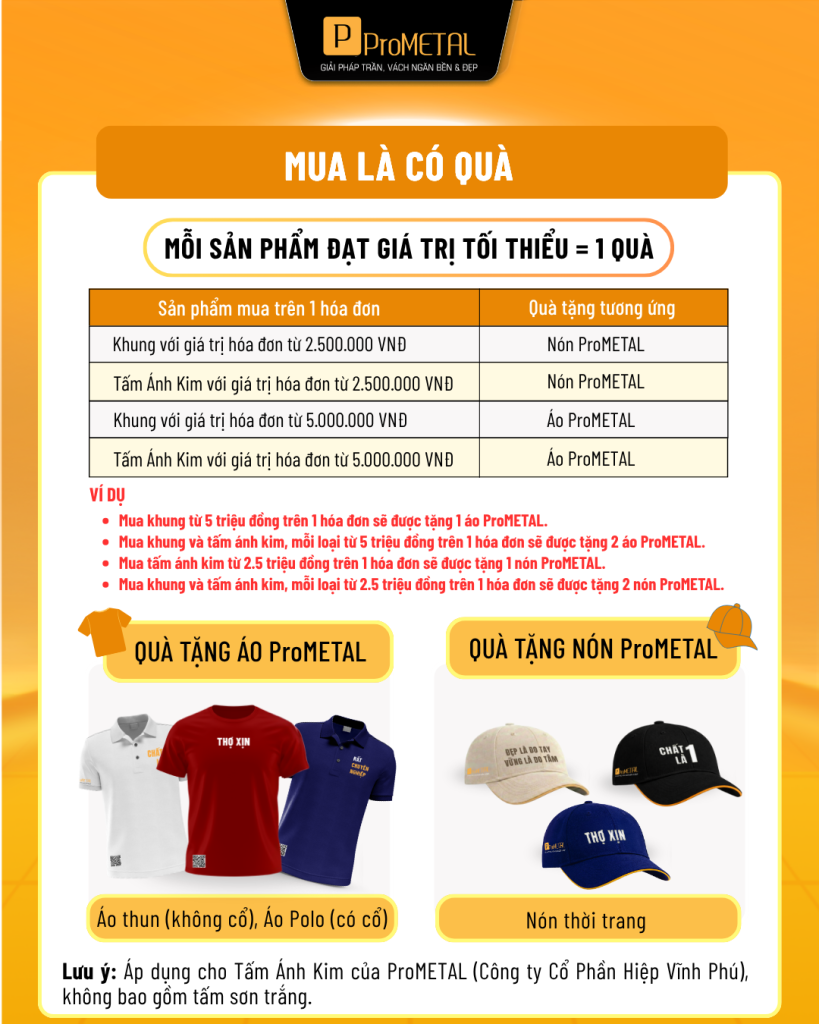Chương trình khuyến mãi ProMETAL