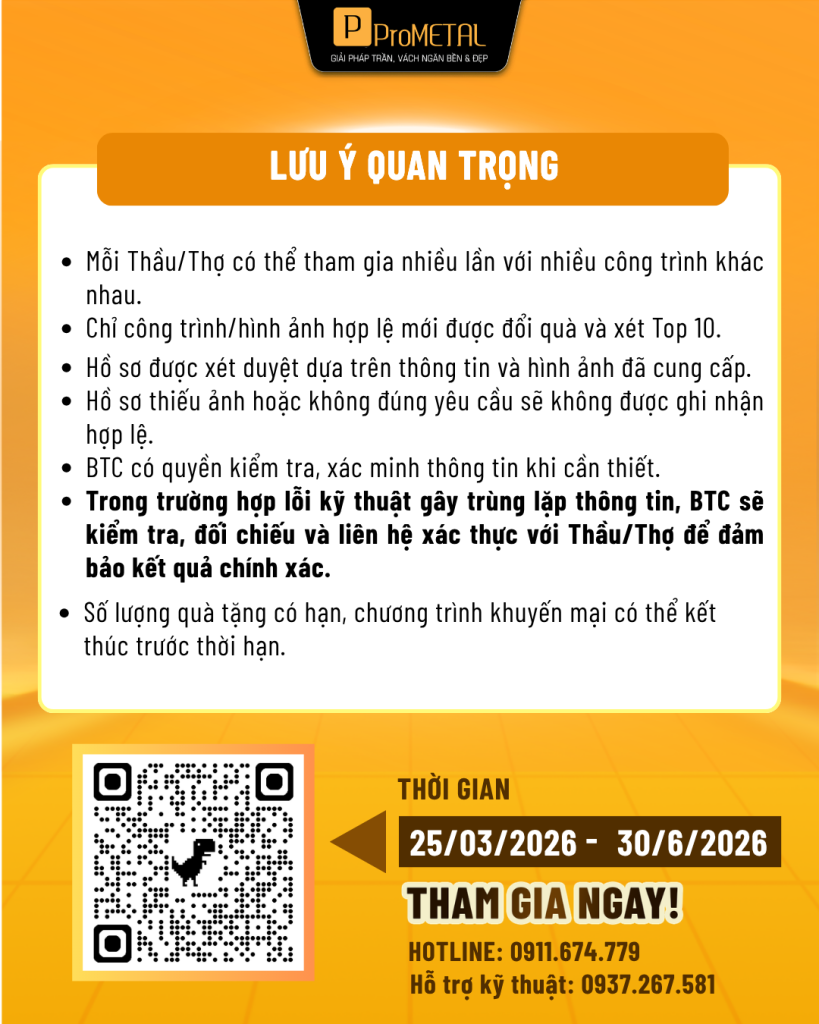 Chương trình khuyến mãi ProMETAL