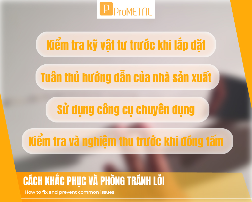 Cách khắc phục và phòng tránh lỗi