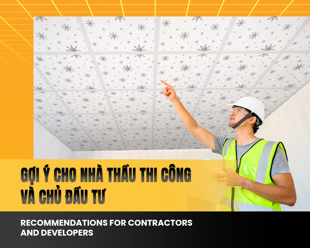 GỢI Ý CHO NHÀ THẦU VÀ THI CÔNG