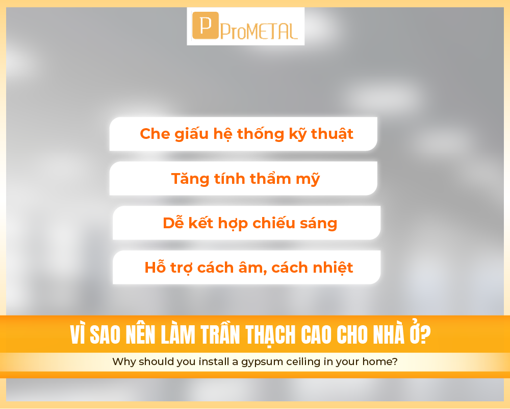 Vì sao nên làm trần thạch cao cho nhà ở?