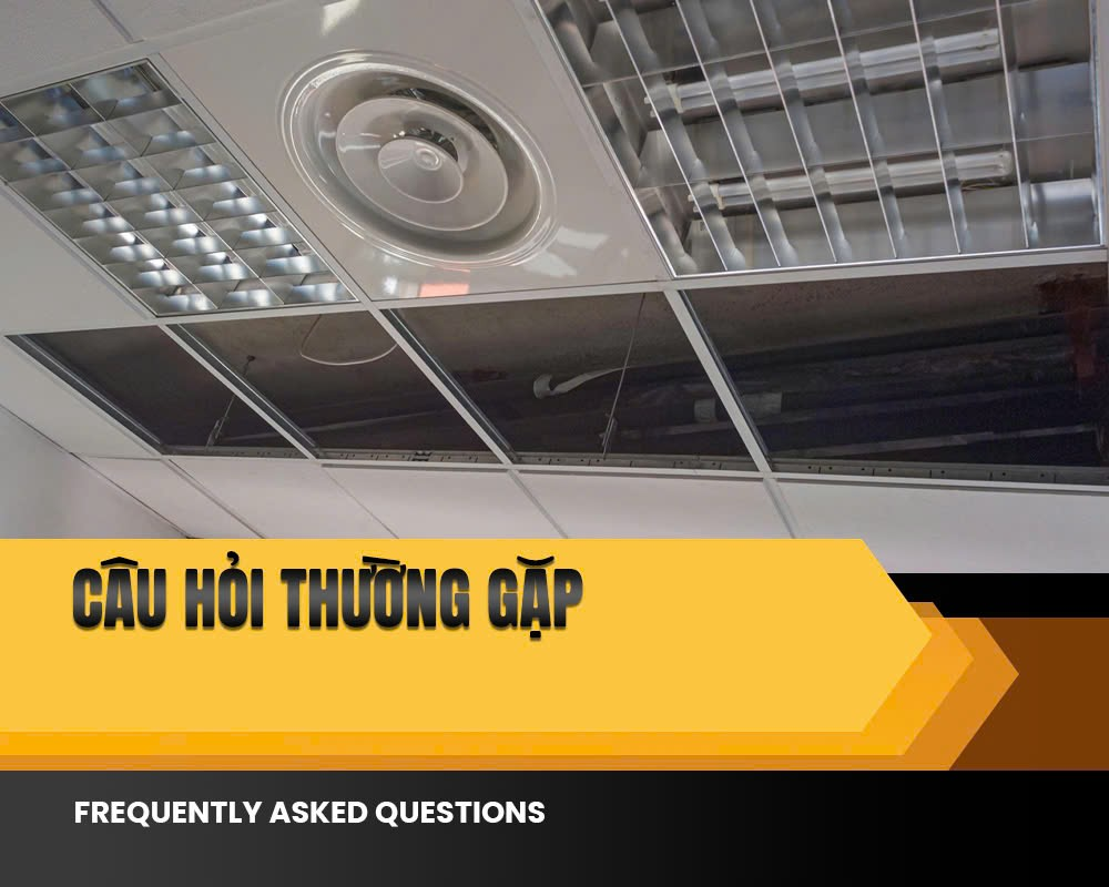 Câu hỏi thường gặp về trần thạch cao văn phòng