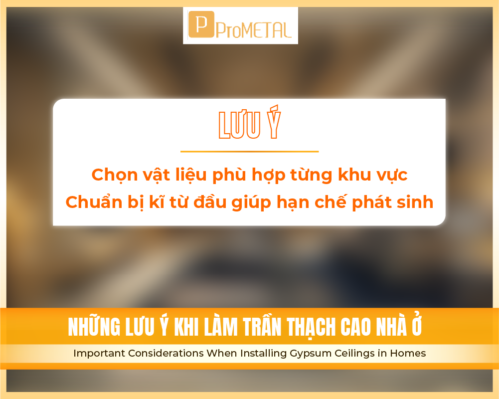 Checklist trước khi làm trần thạch cao nhà ở