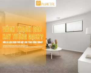 váh thạch cao hay tường gạch
