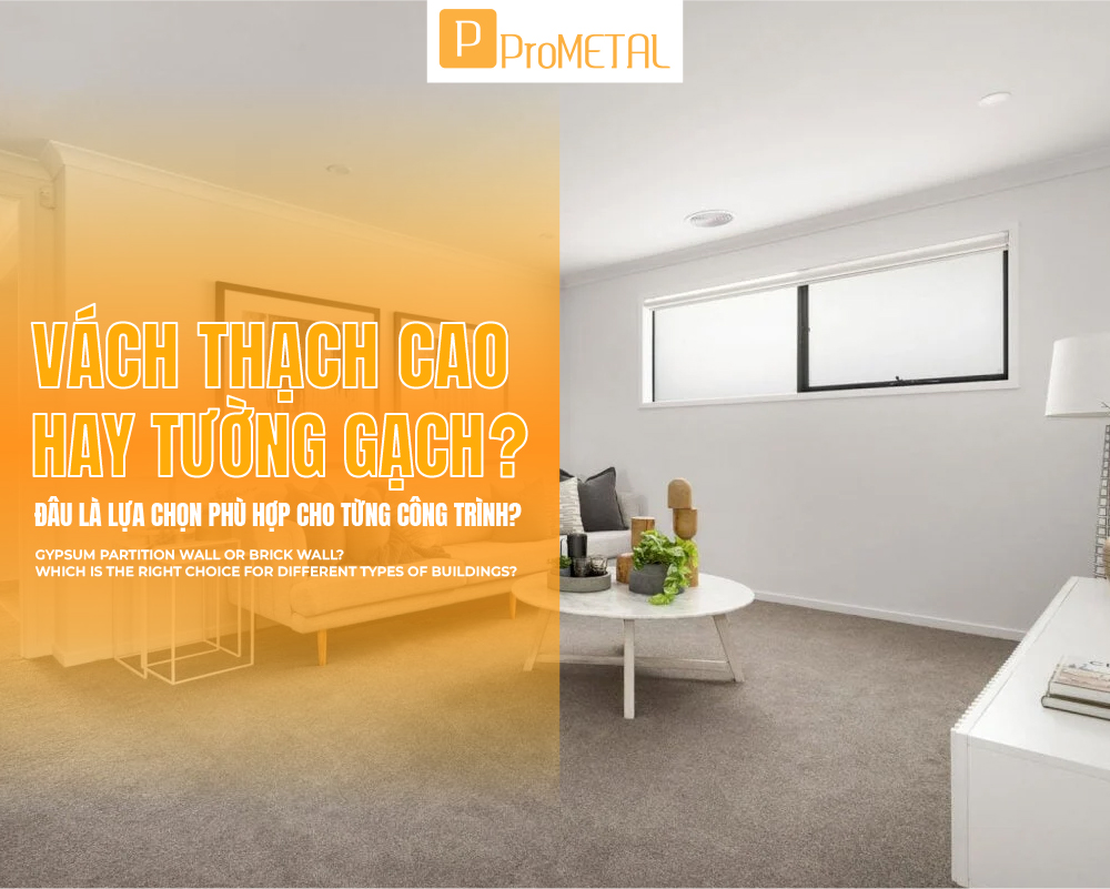 váh thạch cao hay tường gạch